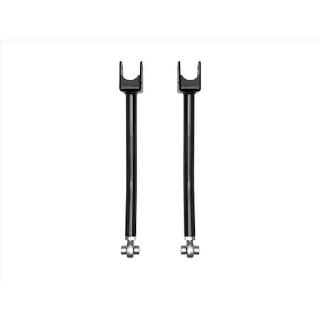 Icon Vehicle Dynamics 18-UP JL FRONT ADJ UPPER LINK KIT SAT BLACK 22022